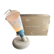 Coffret Lampe Nomade enfant Crabe de la lune base bleu glacier - Maison Polochon