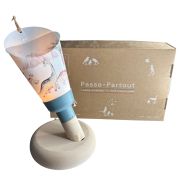 Coffret Lampe Nomade enfant Dinosauria base bleu glacier - Maison Polochon