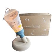 Coffret Lampe Nomade enfant Hérisson Family base bleu glacier - Maison Polochon