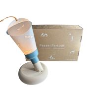 Coffret Lampe Nomade enfant Petits Bateaux base bleu glacier - Maison Polochon