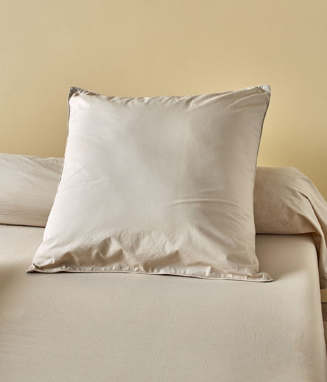 Drap housse percale beige pashmina