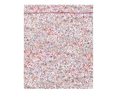 Drap plat Rendez-vous en satin de coton coloris multicolore 270x295