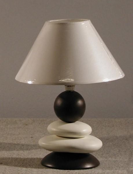 Lampe chevet 2 galets boule