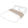 Article associé : Drap plat uni percale coloris lin