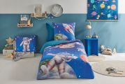 Housse de couette Thomas percale 140x200 - Tradilinge