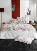 Parure Petite Folie percale rouge DP180x290+DH90x190+1TO65x65 - Tradilinge