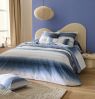 Taie d'oreiller Esteban bleu percale 65x65