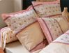 Taie d'oreiller Inouk rose coton 65x65